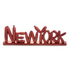 Red New York Balloon Letters