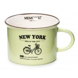 Pink New York Bicycle Small Mug