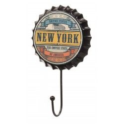 Retro Yellow/Black New York Beer Cap Hanger